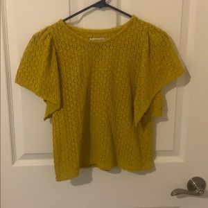 Madewell Flutter Sleeve Top